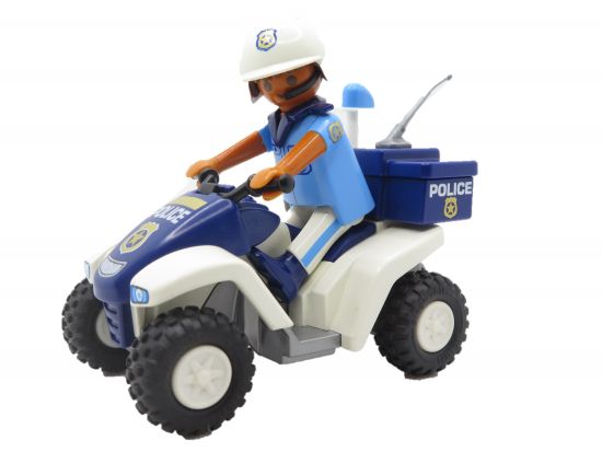 Quad komplett mit Polizist Quad komplett mit Polizist