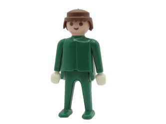 Mann Polizist Motorrad