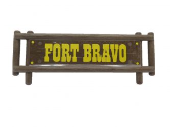Schild Fort Bravo