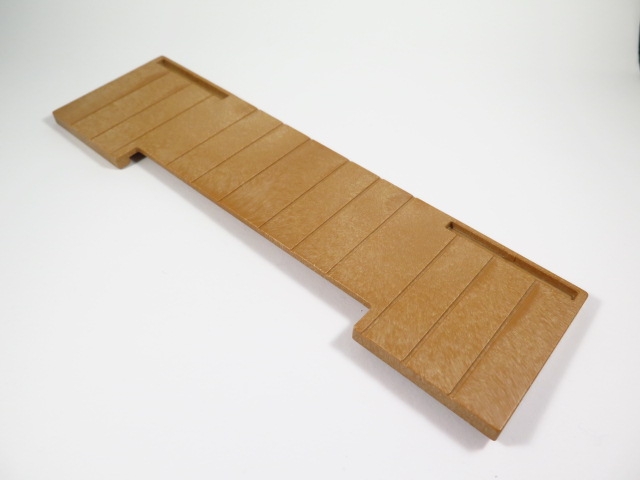 Holzboden-Optik Playmobil hellbraun Bodenplatte Platte 9 x 9 cm 