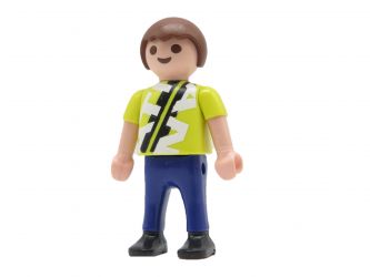 Kind Junge Motorradrennen