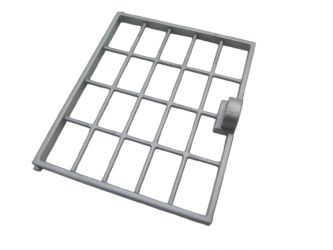 Tür links Gittertür