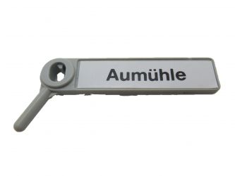 Hinweisschild Aumhle