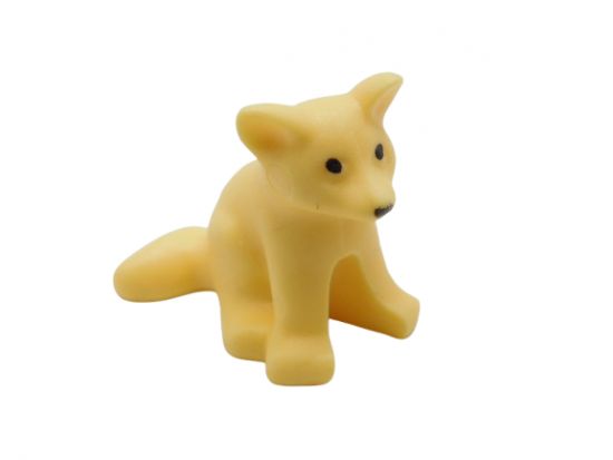 Fuchs Welpe sitzend Fuchs Welpe sitzend