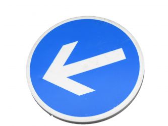 Schild Richtungspfeil